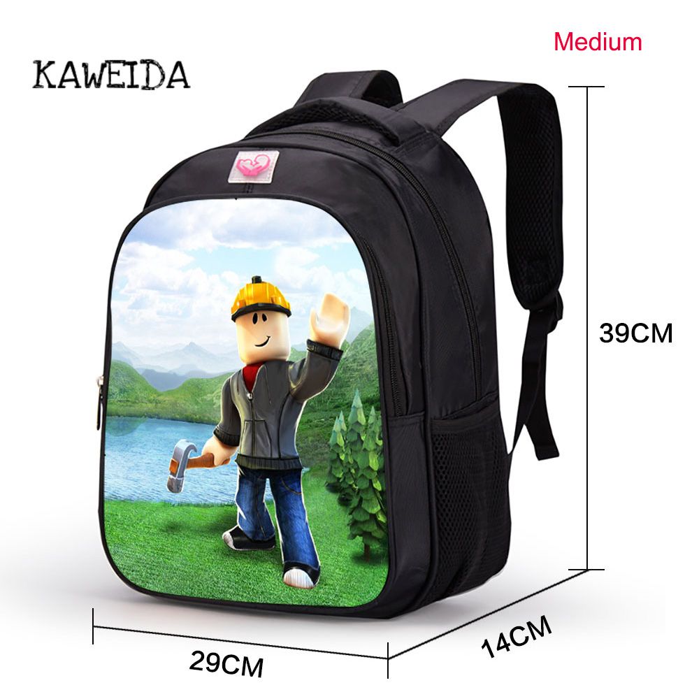 2018 Cool Childrens Roblox School Backpack Bag Cute Game Character Printing Schoolbags Daypack For Kids Boys Teenagers Funny Sports Bags Bags For Men - cool roblox characters boys