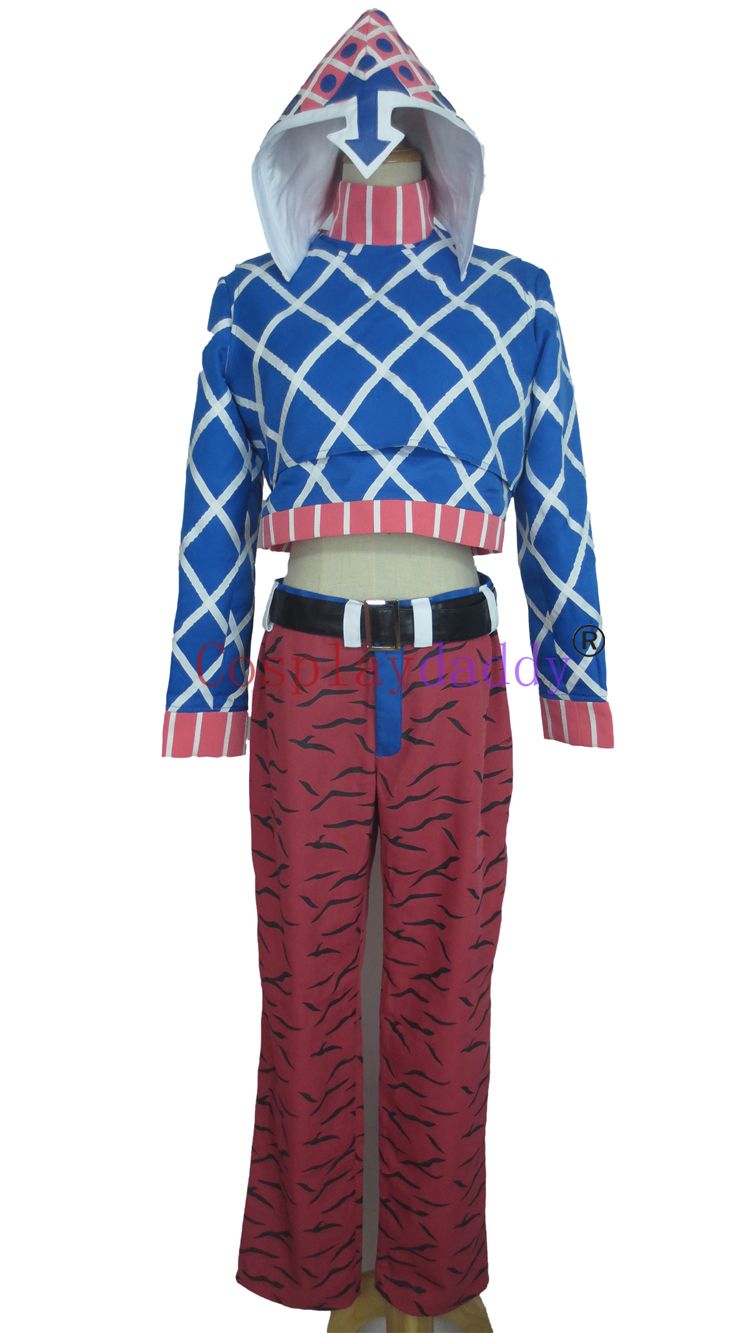 JoJo/'s Bizarre Adventure Guido Mista Cosplay Costume Any Size Custom Made