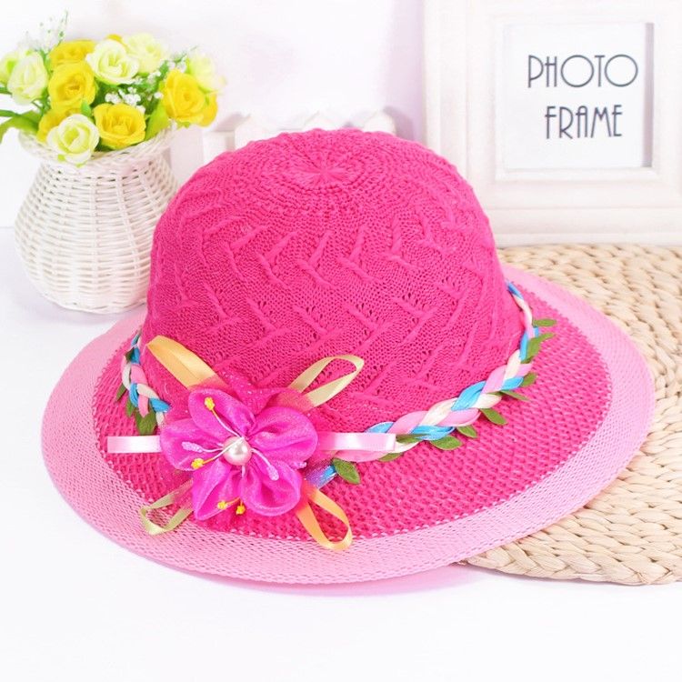 childrens straw hats cheap