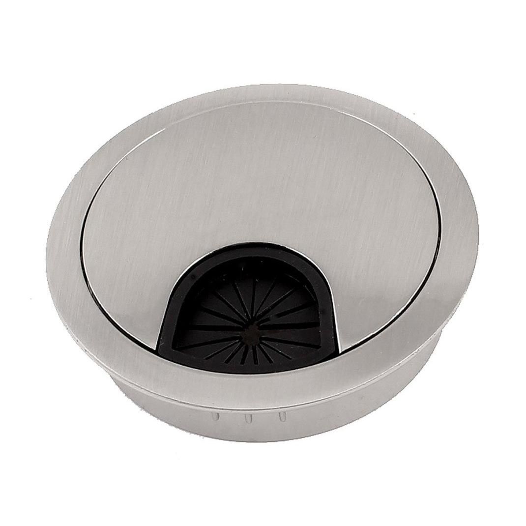 Hgho Pc Computer Stainless Steel 50mm Dia Desk Grommets