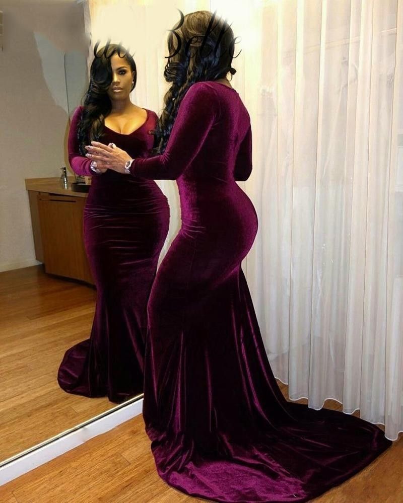 African Nigerian Simple Burgundy Plus 
