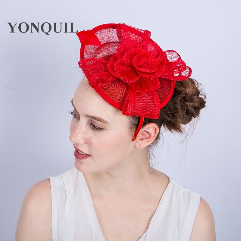red wedding hats sale