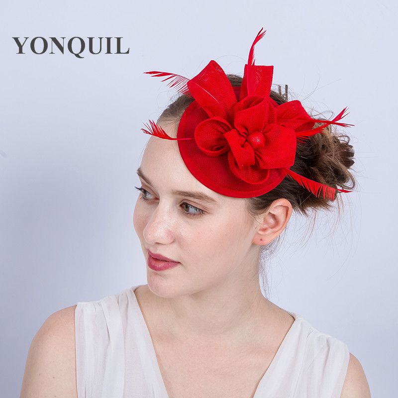 red wedding hats sale