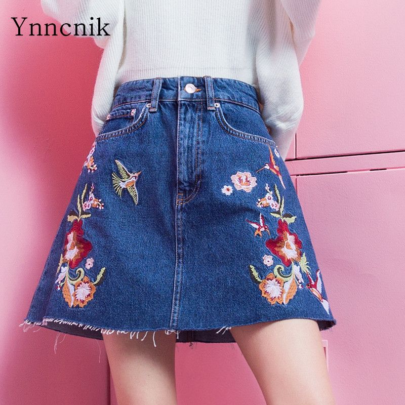 cheap blue jean skirts
