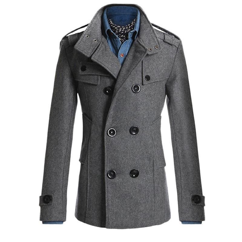 2020 Men 39 S Trench Jacket Business Formal Smart Woolen Jackets Casual Office Slim Male Overcoat 2017 Winter Men Windbreaker Suits Coat From Foisona 54 85 Dhgate Com