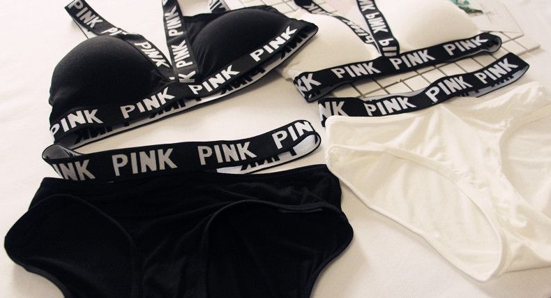 conjuntos pink ropa interior