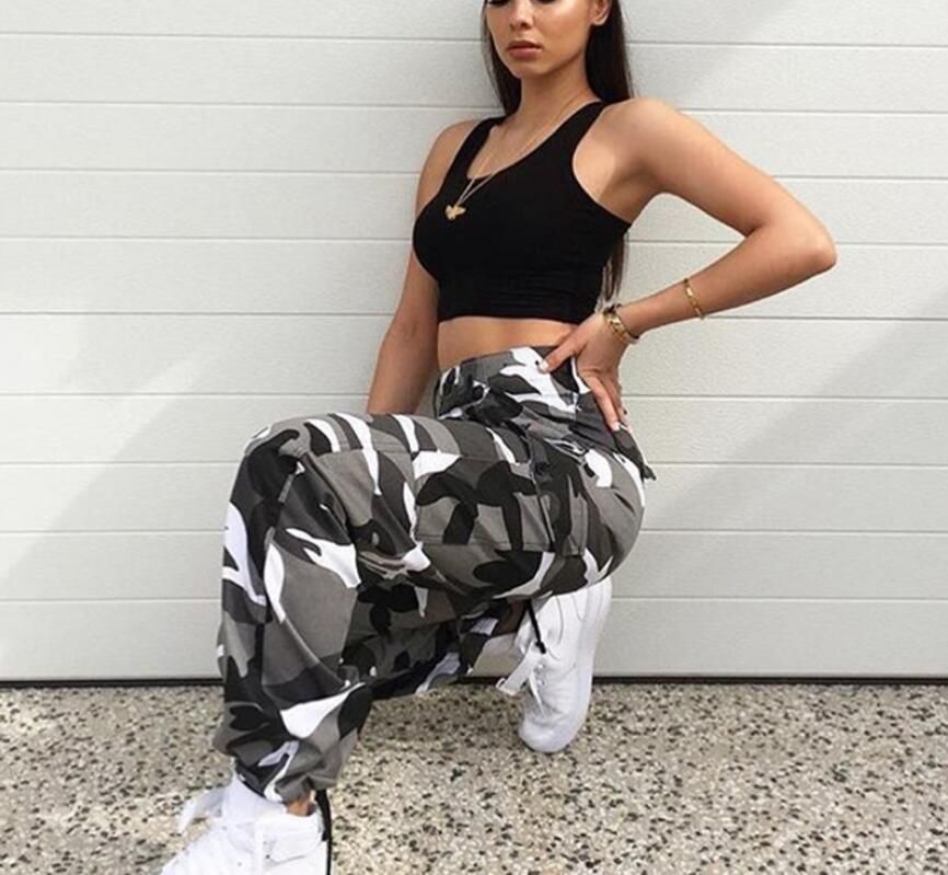 Compra Pantalones De Jogger De Camuflaje Para Mujer Pantalones De Harén  Militares Pantalon Femme Pantalón Hasta El Tobillo Pantalones De Algodón  Camo Barato | Entrega Rápida Y Calidad | Es.Dhgate