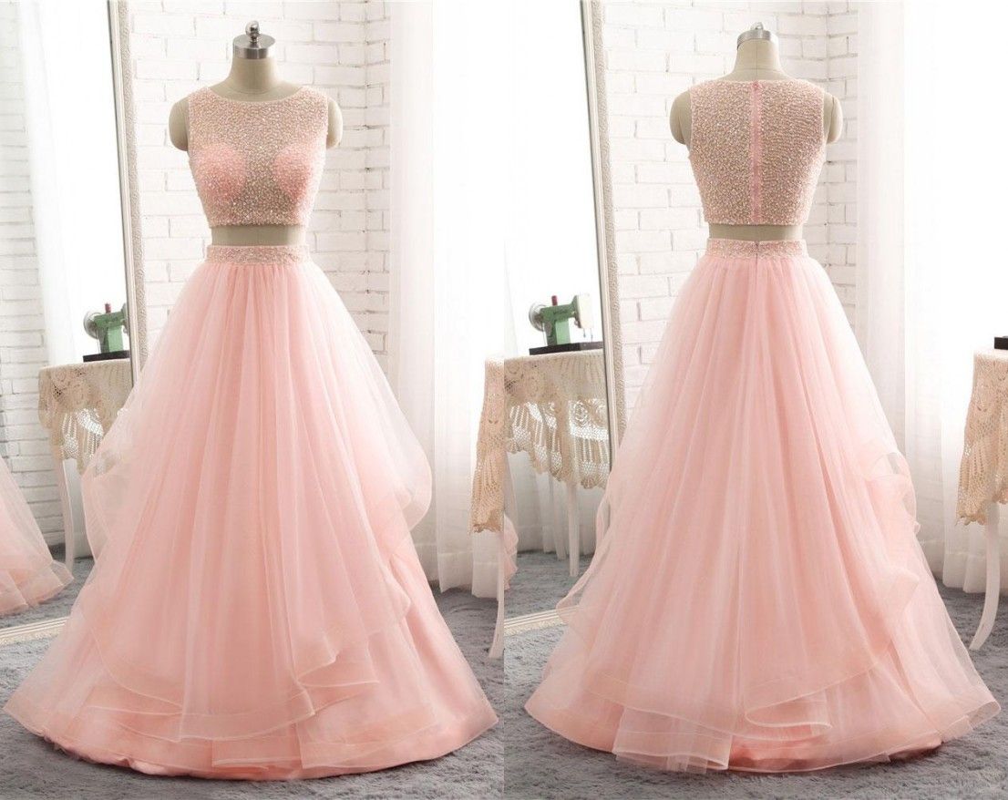 coral evening dress