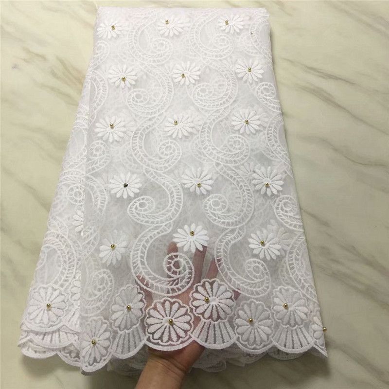 white lace fabric