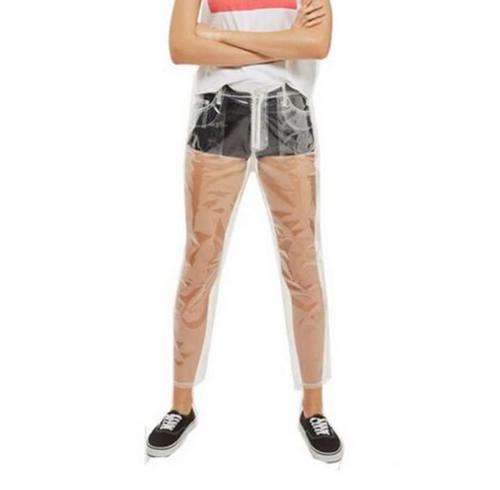 2017 Rare Vendita Calda Pantaloni Da Pantaloni Trasparenti Donne A Vita  Alta Pantalone Impermeabile In Plastica Plastica Larga Gamba Pantaloni  Larghi Pantaloni Lunghi Moda Da 21,06 € | DHgate Italy
