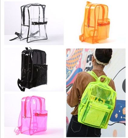 clear backpack men
