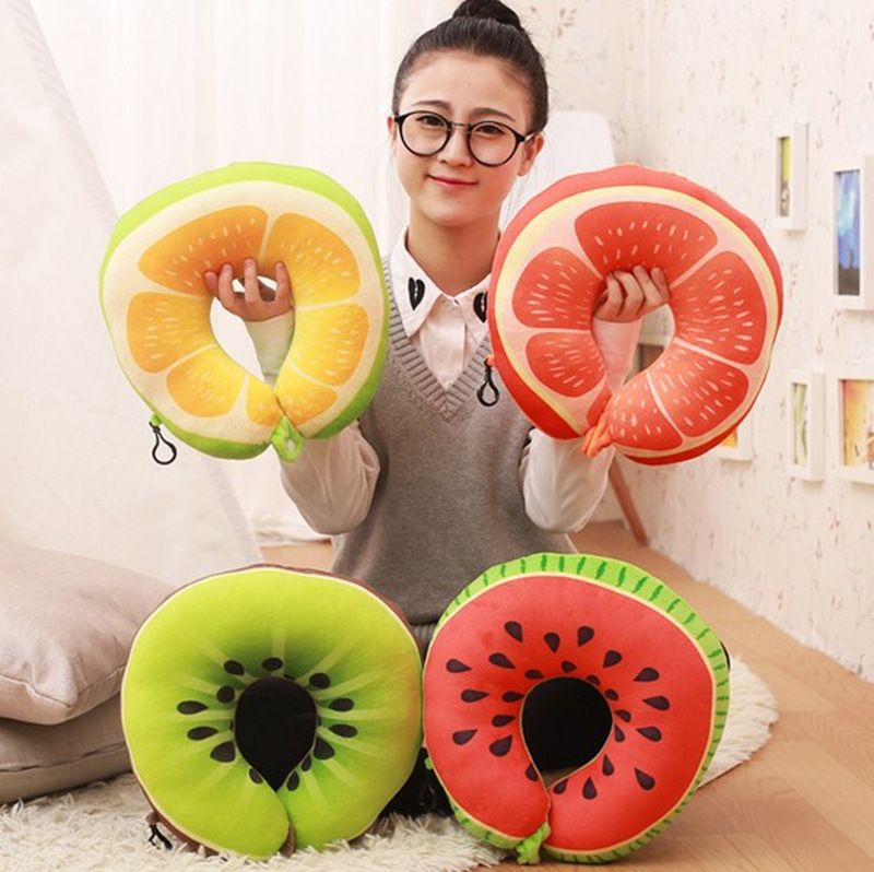 watermelon travel pillow