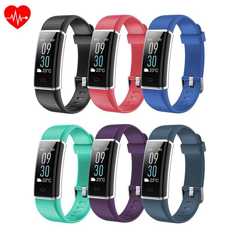 ID130 Plus Color HR Smart Bracelet ID130C Color Screen Pedometer Heart