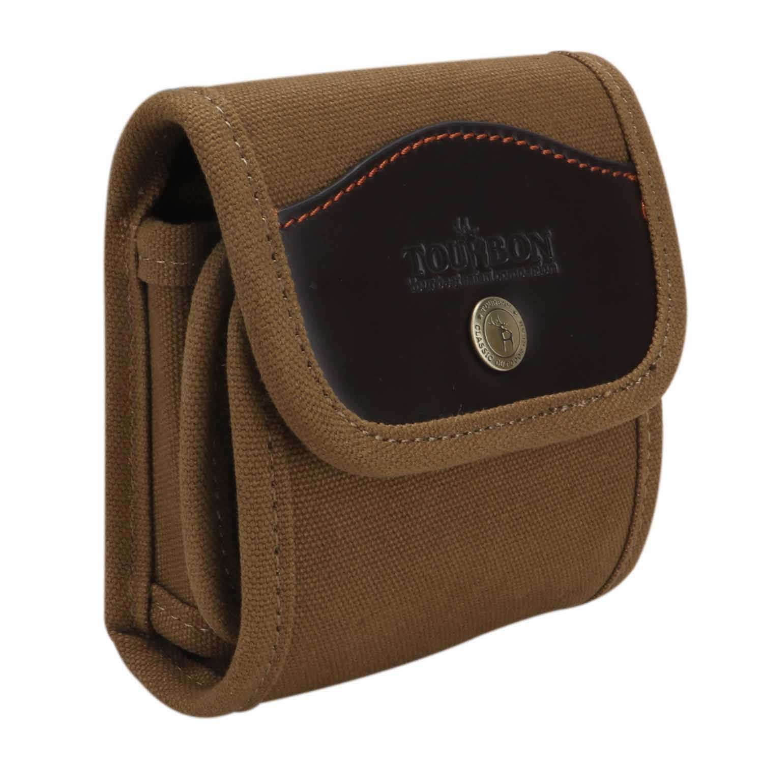 Bolsa de cartuchos Big para cinturón marrón para cartuchos de bala büchsenpatronen cartuchos