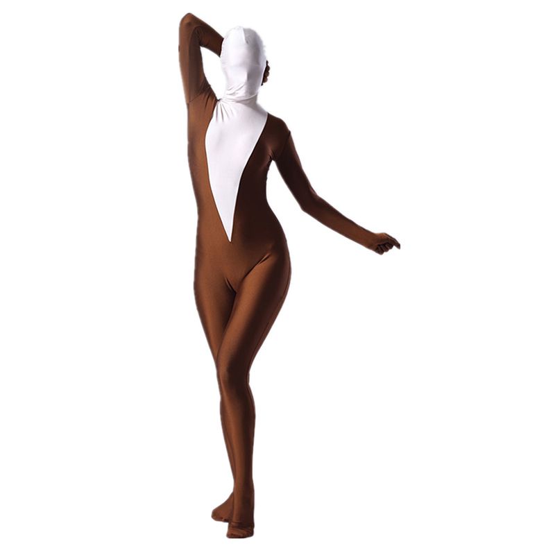 white spandex jumpsuit