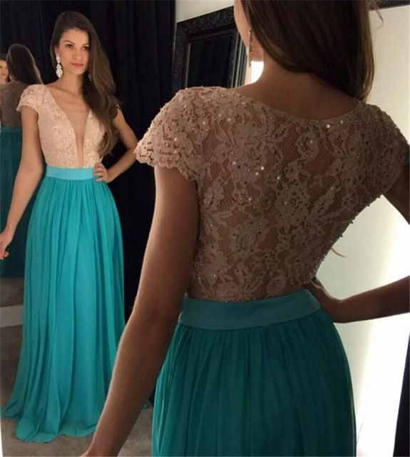 turquoise prom dresses 2018