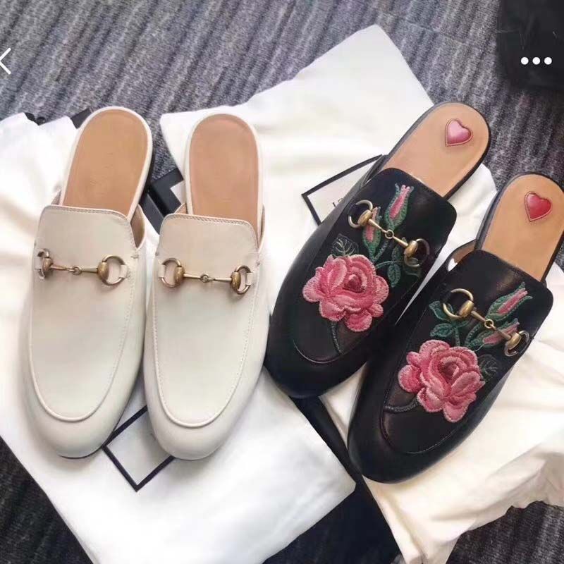 mens leather mule shoes