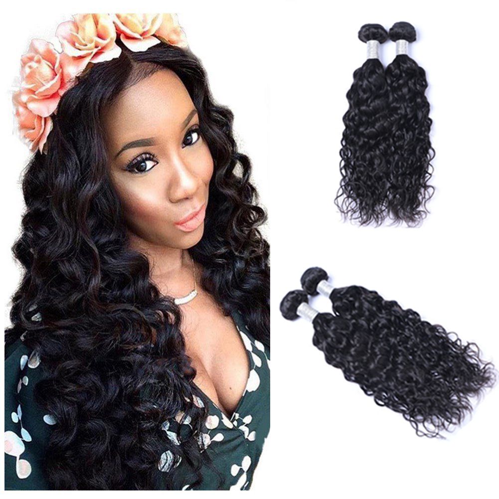 Brazilian Virgin Human Natural Wave Hair Weave 100grams Piece Body
