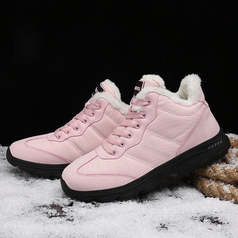 fur lined walking boots womens