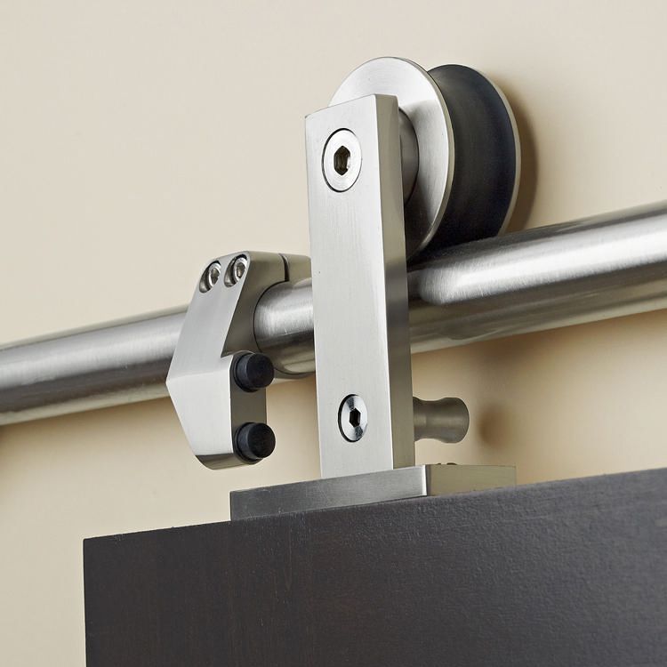 2021 Top Mount Stainless Wood Sliding Door Hardware Steel Barn Sliding