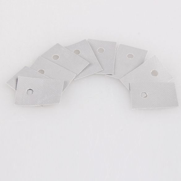 100PCS NEW TO-220 Insulation Pads Silicone Heatsink Shim for Laptop GPU CPU