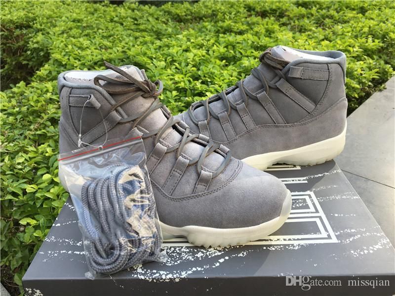 Air Retro 11 PRM Gamuza Gris Good RETRO PREM GRIS FRAIS / VOILE Zapatillas  De Baloncesto Retro 11s Gamuza Para Hombre Zapatillas De Deporte De Envío  Gratis Por Mic_yeezy, 130,02 € | Es.Dhgate.Com