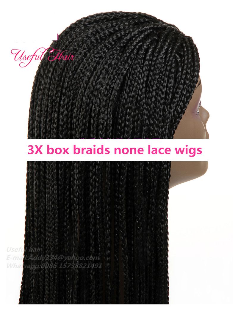 22 дюйма Box Braide None кружева