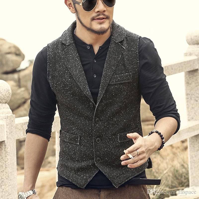 2020 Wholesale Waistcoat Men Casual Slim Dress Suit Vest ...