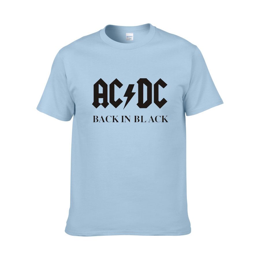 New Ac Dc Band Rock T Shirt Mens Acdc Graphic T Shirts Print Casual Tshirt Plus Size O Neck Hip Hop Short Sleeve Funny T Shirt Designs Make A Tee Shirt From