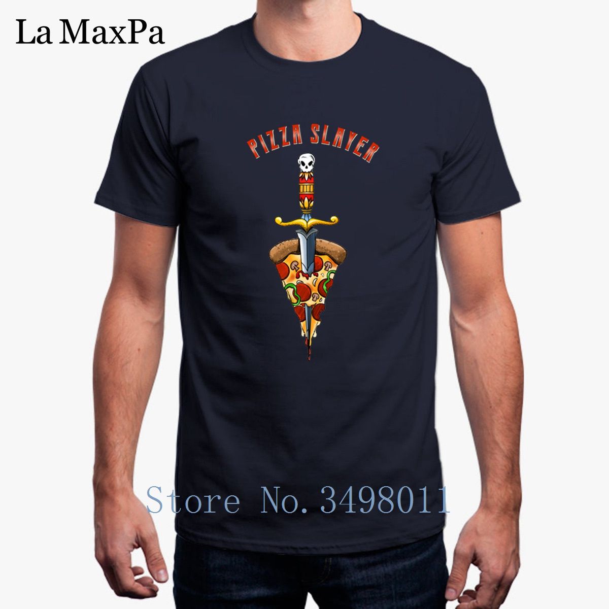 New Arrival Pizza Slayer Traditional Tattoo T-Shirt For Men Summer O-Neck Tshirt Mens Clothes New Arrival Pizza Slayer Traditional Tattoo T-Shirt For Men Summer O-Neck Tshirt Mens Clothes