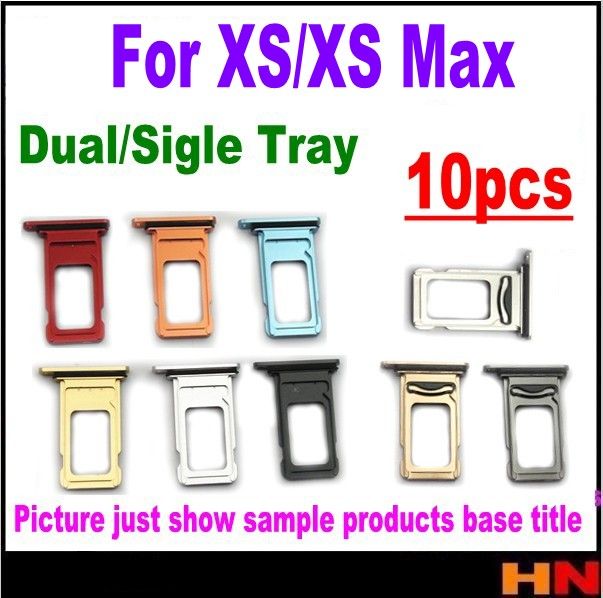 Wholesale For Iphone X Xs Max Xr Sim Card Tray Black White Silver Gray Gold Sim Tray Holder Repair Parts From Skrepair 1 Dhgate Com
