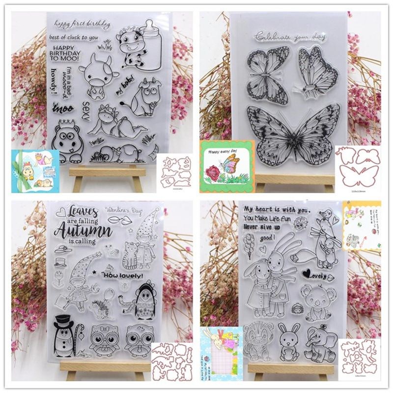 Youn silicone a mano timbro trasparente per bambini fai da te scrapbooking album accessori 