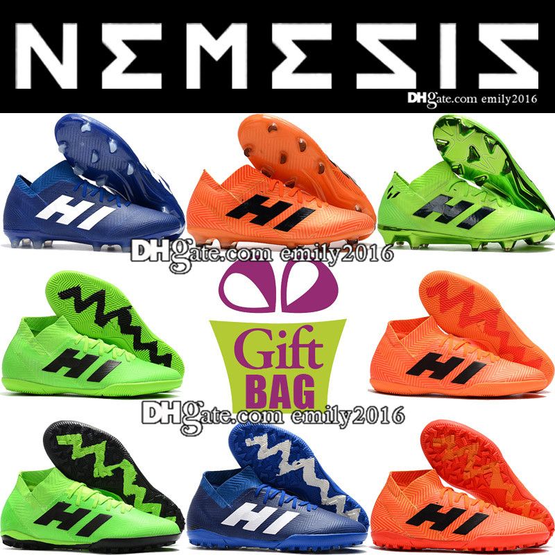 Mens Nemeziz FG Zapatos de fútbol Leather Cleats de fútbol Nemeziz 18.3