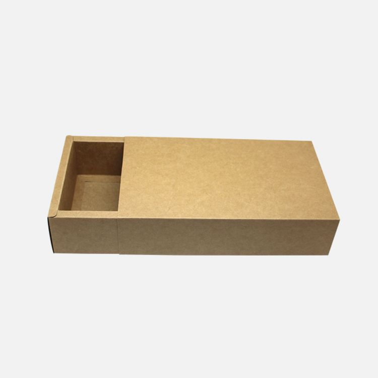 Kraft Paper Box Leather Cosmetic Carton No Logo Box Exquisite Gift Carton Folding Paper Box Tea Packing Shipping Boxes Cheap White Cardboard Box From