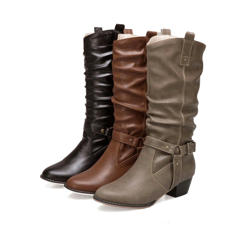 womens half calf boots