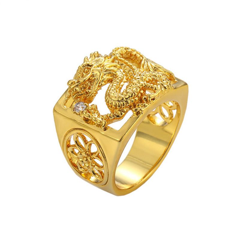 bague homme or dragon bague homme or dragon
