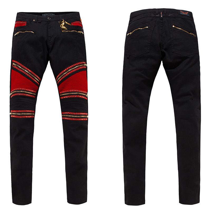 2021 Hot Sale New Denim Men Ripped Famous Brand Robins Jeans Men Big