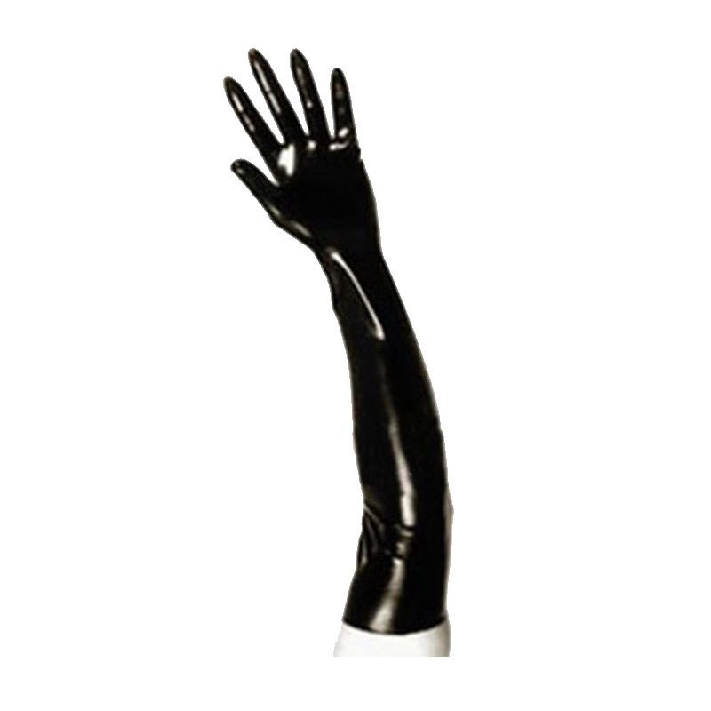 Gants long latex noir Clearance