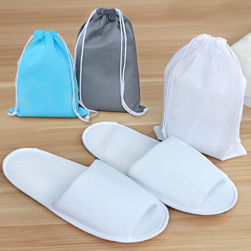 foldable slippers in a bag