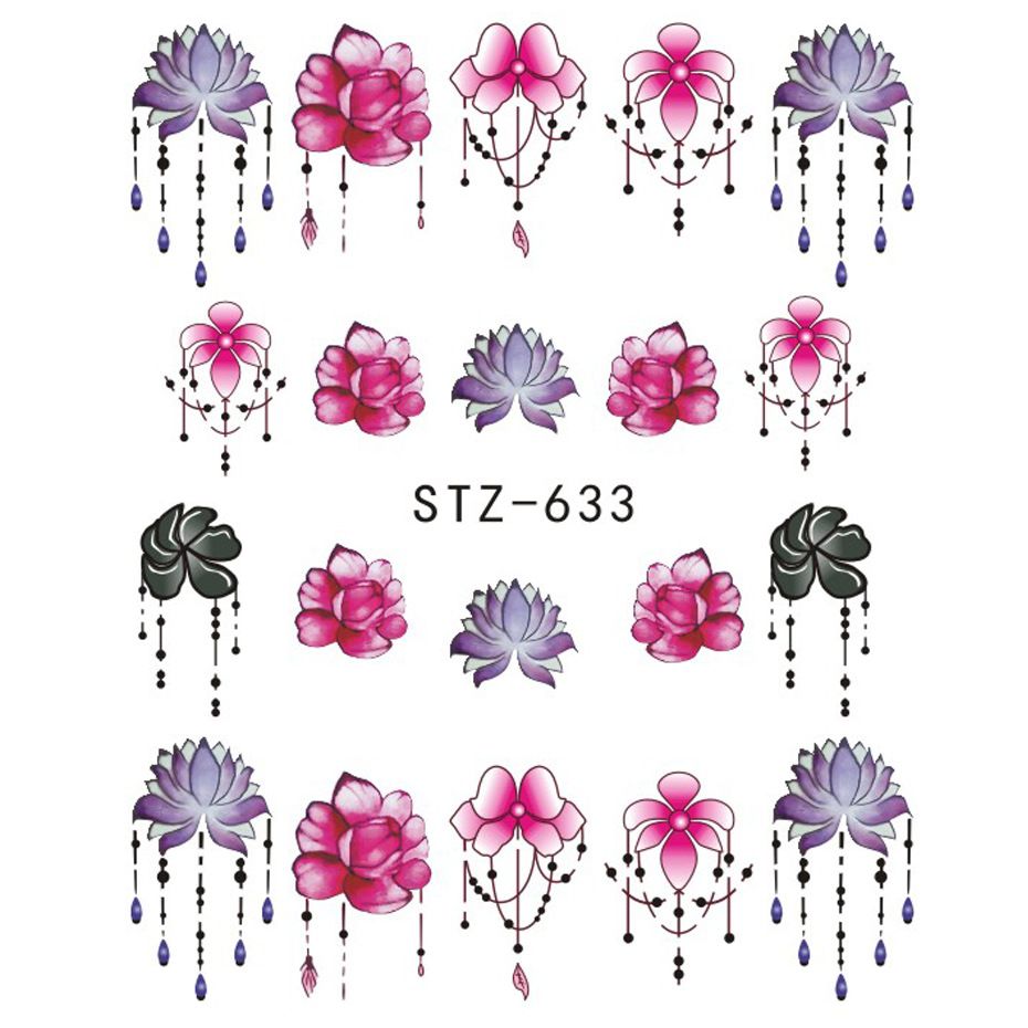 flower nail decals