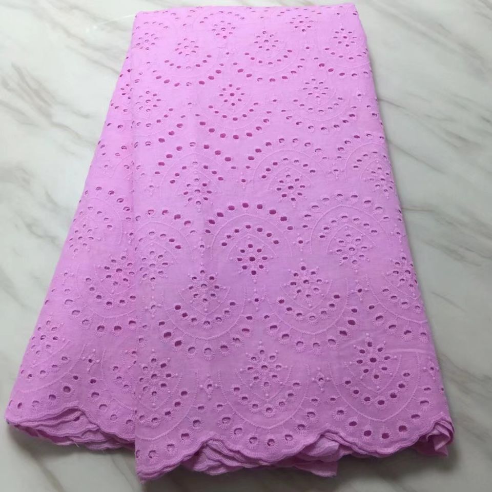 5 yardslot laser cutting swiss voile lace fabric in cotton fabric african sewing fabric for men and women dress