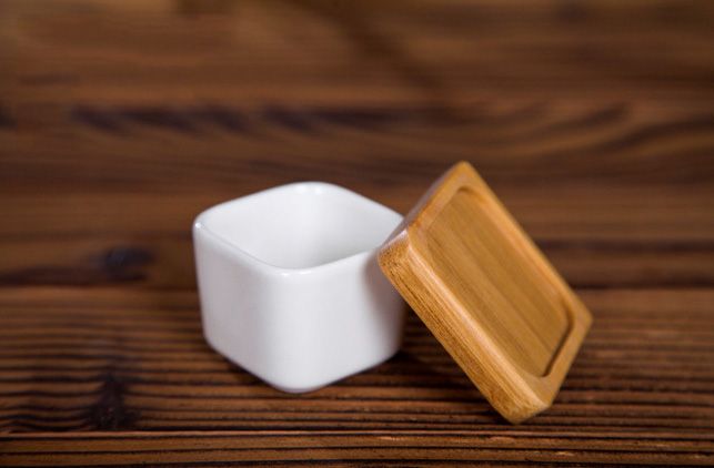 Square Pot with Tray