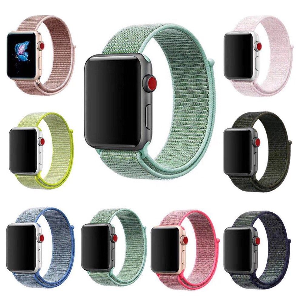 New Arrival Colors Nylon Sport Loop Replacment Band For Apple Watch ...