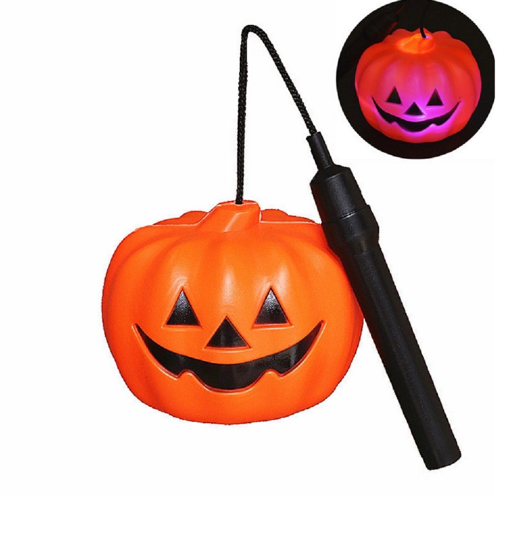 Acheter Pas Cher 12cm Halloween Led Lumiere De Citrouille Avec Poignee Jack Halloween A Piles Halloween Lanterne Du 2 93 Fr Dhgate