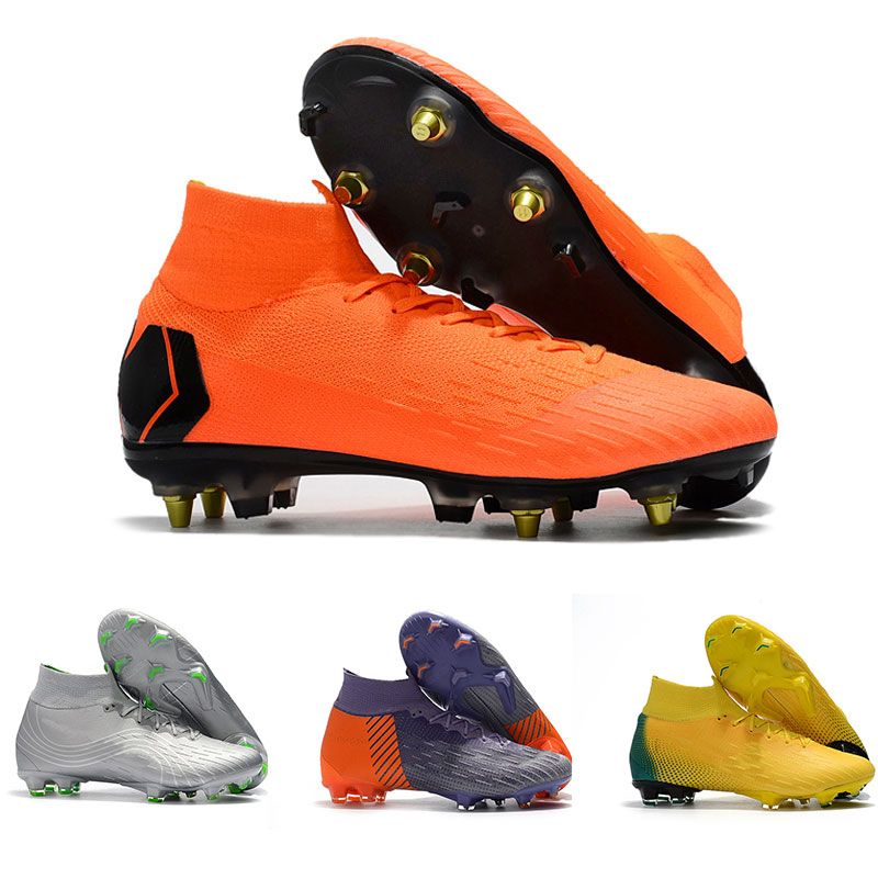 youth soccer cleats orange