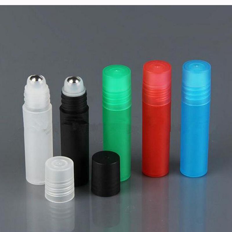 2021 5ml Roll On Plastic Bottles For Essential 5CC Ball Roller Bottles