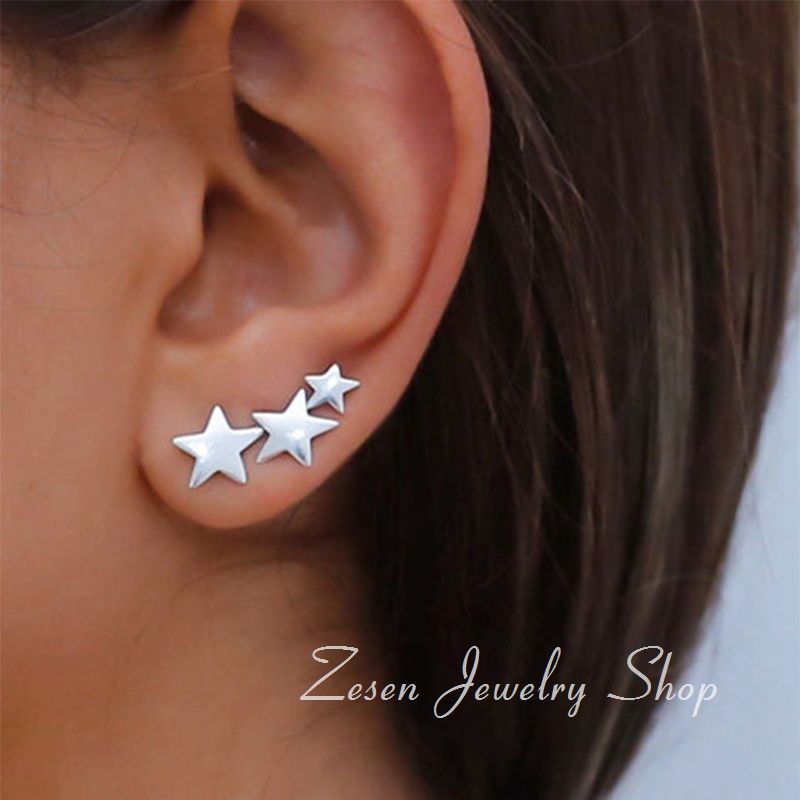 Double Stud Earrings Ear Piercing Earrings Men Round Earring Stud For Women Stainless Steel Fake Ear Plug Gauge Jewelry Uk 2019 From Nyk6 Gbp 5 14