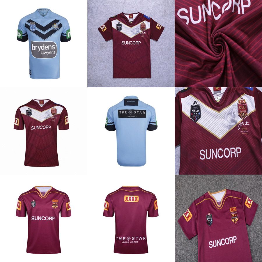 2021 Cheap Mens 2018 NSW Blues Pro Blue QLD Maroons State ...