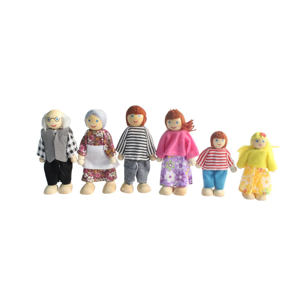 4 dolls for dollhouse