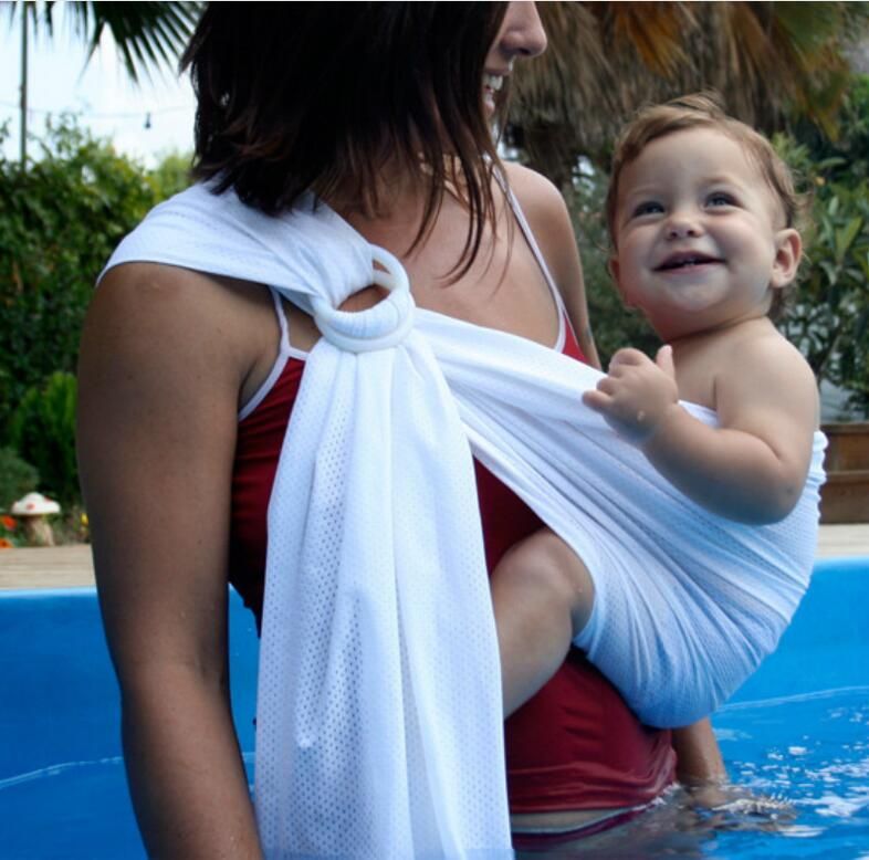 breastfeeding in a stretchy wrap